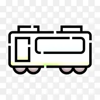 火车图标 车辆运输图标 徽标