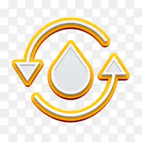水循环图标 水图标 徽标