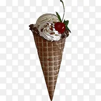 冰淇淋蛋筒 灯笼裤荣耀 巧克力冰淇淋