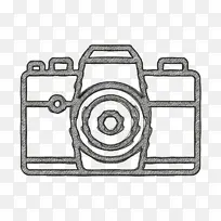 照相机和附件图标 摄影图标 技术图标