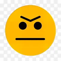 表情符号图标 愤怒图标 微笑