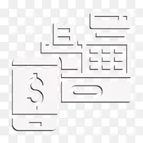 金融技术图标 在线支付图标 支付