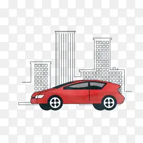 汽车 水彩 油漆