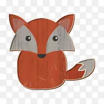 动物套装图标 狐狸图标 动物图标