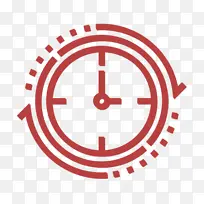 时间管理图标 时钟图标 徽标