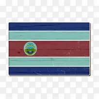 国际旗帜图标 线条 米