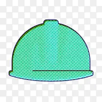 头盔图标 安全图标 绿色
