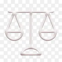 法律和法律图标 天秤座图标 平衡图标