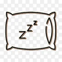 睡眠时间图标 枕头图标 睡眠图标