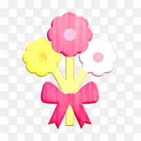 婚礼图标 花束图标 切花