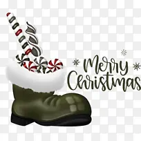 圣诞快乐 圣诞节 鞋子