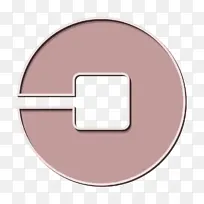 优步图标 徽标图标 出租车