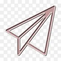 发送邮件图标 发送图标 三角形