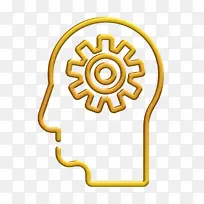 人力资源图标 智能图标 头部图标