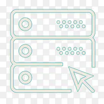 交互集图标 服务器图标 信息技术