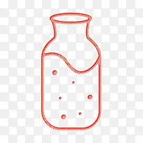 美食图标 水图标 米
