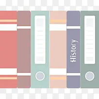 学校用品 返校购物 线条艺术