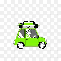 汽车 卡通 绘画