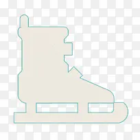 溜冰鞋图标 运动图标 阿兹特卡之旅