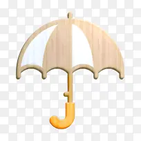 天气设置图标 雨伞图标 灯具