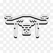 无人机图标 技术图标 徽标