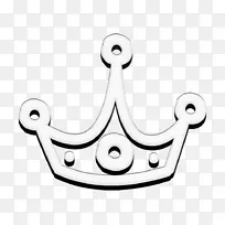 皇冠图标 手绘图标 形状图标