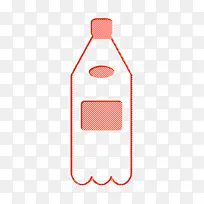 水瓶图标 饮料图标 饮料套装图标