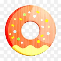庆祝活动图标 甜甜圈图标 仪表