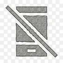 静音图标 固态触点和通信元件图标 智能手机图标