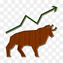牛市图标 投资图标 智能投资者