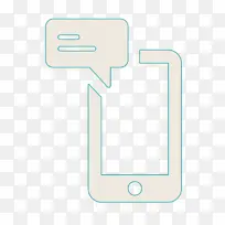 响应网络图标 短信图标 技术图标