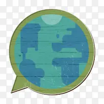 高中图标 语言图标 绿色