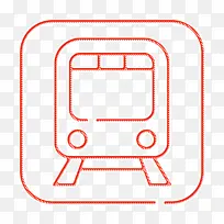信号禁令图标 列车图标 线路