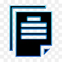 工作场所图标 报告图标 徽标