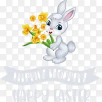 复活节快乐 复活节 复活节兔子