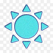 太阳图标 夏季销售图标 徽标