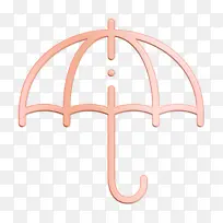 雨伞图标 高尔夫图标 平面设计