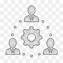 人物图标 网络图标 方案图标