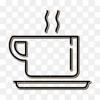 咖啡杯图标 咖啡店图标 茶图标