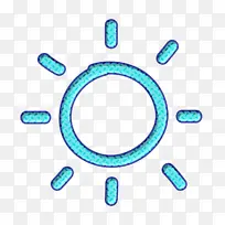 手绘图标 太阳图标 界面图标