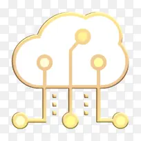 云计算图标 商业和办公图标 数据图标