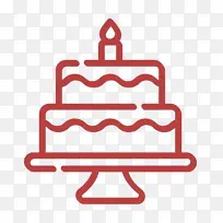 生日蛋糕图标 蛋糕图标 幸福图标