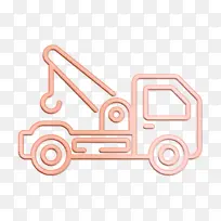 拖车图标 停车图标 汽车