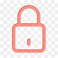 密码图标 挂锁图标 计算机网络
