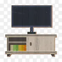 电视图标 家庭编辑图标 电脑显示器配件