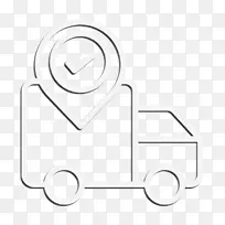 货物图标 配送图标 物流配送图标