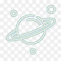 土星图标 太空图标 笔记本电脑