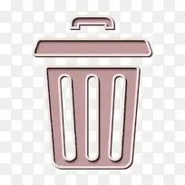 删除图标 电子邮件图标 垃圾图标