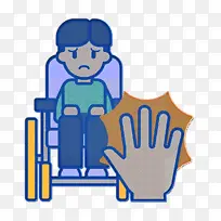 残疾图标 轮椅图标 徽标