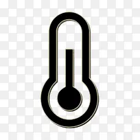 天气图标 温度计图标 符号
